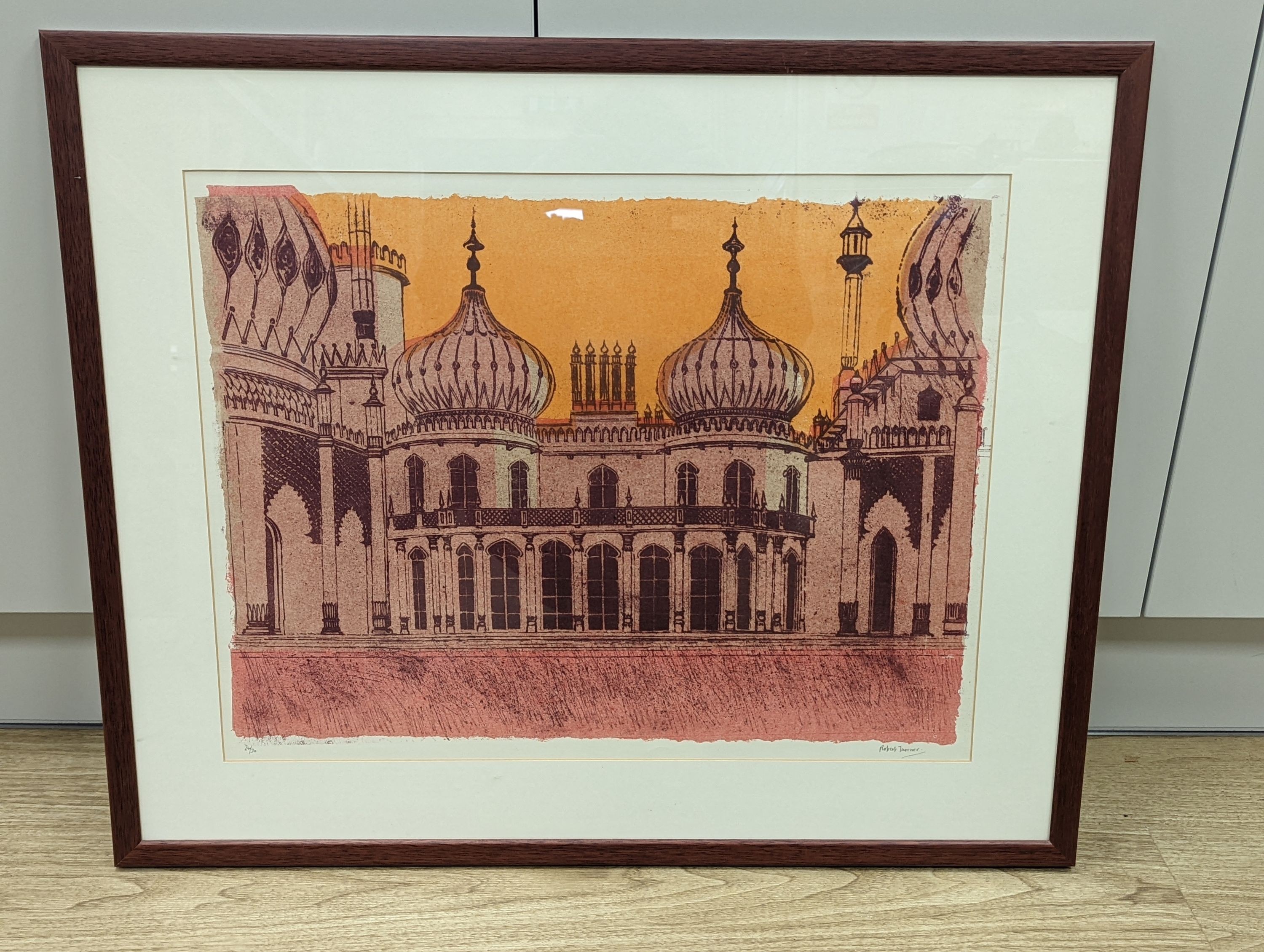 Robert Tavener (1920-2004), screenprint, Brighton Pavilion, signed in pencil, 24/30, 45 x 58cm